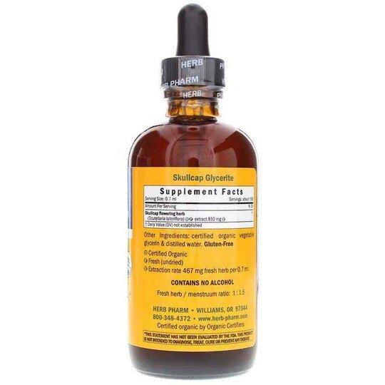 Skullcap Extract Alcohol Free, HPH